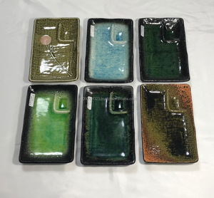 Vajilla japonesa de plato redondo de gres cerámico fiable y juego completo de vajilla disponible - Product Image 1