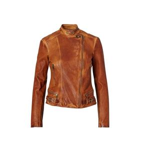 เสื้อแจ็กเก็ตหนัง Moto ของผู้หญิงแจ็กเก็ตหนังสำหรับ2023 shemax - Product Image 1