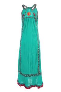 Femmes Style Africain Vintage Multicolore Col Roulé À Manches Longues de Haute Qualité De Noël Robe de Soirée de Plage Boho Maxi Robe - Product Image 6