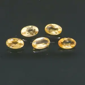 Golden Citrien 5X3Mm Oval Cut 0.21 Cts Losse Edelsteen Voor Sieraden