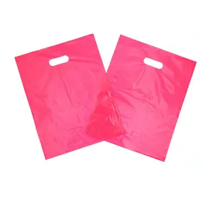 Custom Printing Die Cut Plastic Handle Shopping Bag with Own Logo (Chiang Ta)