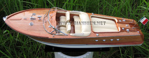 เรือจำลองไม้ RIVA AQUARAMA-ตกแต่งบ้านไม้ - Product Image 3