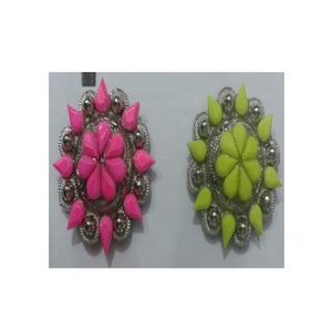 Conchos de Cristal para Sillas de Montar Estilo Western, Conchos con Tornillo, 24 mm, Colores y Tamaños Surtidos - Product Image 3