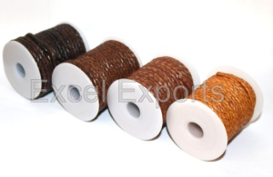 สายหนังม้วนขนาด25ม. และ50ม. 1มม.-3มม. สำหรับการทำเครื่องประดับและการใช้กระเป๋า/เข็มขัด - Product Image 6