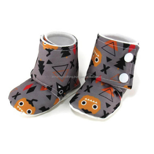 Service OEM pour nouveau-nés et nourrissons, confortable, en coton biologique, unisexe, nouveau Design, bottes Zutano, fabrication FBA - Product Image 1