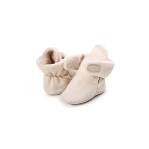 Marque privée Coton biologique Nouveau-né Cozies Fleece Zutano Chaussons pour bébé avec petite quantité minimale de commande Chaussons pour bébé Conception personnalisée en vente - Product Image 1