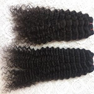 100% Remy Virgin Indian Hair Unprocessed Curly Wave Bundles Calidad cruda a tarifas al por mayor Premium - Product Image 2