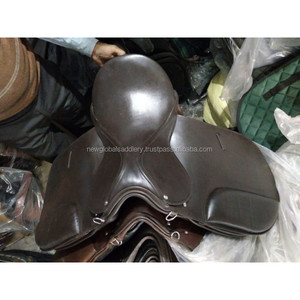 VENDRE des selles de cheval en cuir marron de dressage anglais fabriquées en Inde couleurs noir brun IN;dollar 40 tailles 14 15 16 17 18 - Product Image 2