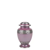 Purple Avondale Memorial Keepsake cremation urns Simple Elegant and Minimalist Resting Place for Your Loved One with Velvet bag