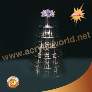 แท่นวางเค้กอะคริลิคทรงสี่เหลี่ยมสำหรับร้านของคุณ - Product Image 5