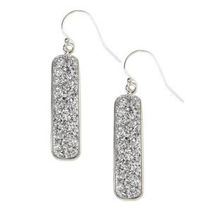 Incroyables boucles d'oreilles en argent sterling 925 boucles d'oreilles en pierres précieuses Druzy pour de belles femmes pour le fournisseur en gros ODM OEM - Product Image 1