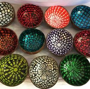 ชามมะพร้าวหลากสี/เคลือบชามมะพร้าว - Product Image 3