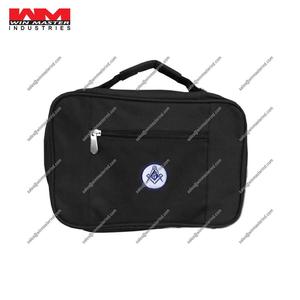 Bolsa de la Biblia masónica con insignia cuadrada y brújula en la parte delantera, Regalia - Product Image 1