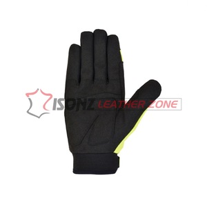 Guantes de Trabajo ISONZ Anti-Impacto para Mecánicos, con Silicona en el Dorso, Cierre de Correa Flexible y Suave - Product Image 3