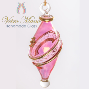 Hecho a mano de cristal de árbol de Navidad adornos y adornos - Product Image 1