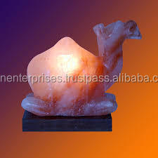 Sian Enterprises 100% lámpara de sal de roca del Himalaya de cristal hecho a mano puro estilo Feng Shui bombilla de cable técnica tallada ecológica - Product Image 5