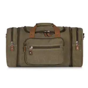 Heavy Duty Stitching Canvas Tool Bag With Multi Use Pockets Design