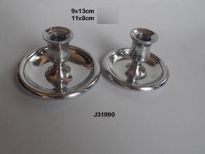 Bougeoir à tige conique de forme moderne fabriqué en aluminium avec miroir polonais Noël festif décoration de la maison artisanat en métal - Product Image 3