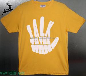 OEM Diseño Cuello Camiseta En Blanco 2019 Undyed Melange Jersey 100% Algodón Color Personalizado Smart Casual Unisex - Product Image 2