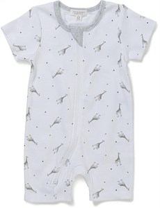 100% algodón orgánico ropa de bebé recién nacido Ropa Zipsuit - Product Image 2