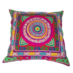 Nouveau design tendance pour l'été automne hiver printemps indien gros coussins 45x45cm coton brodé décoratif housse de coussin - Product Image 1