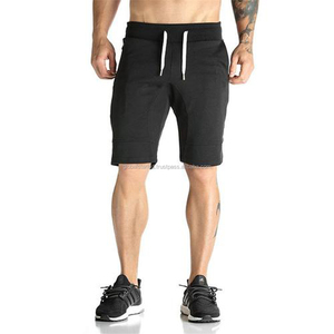Banda elástica de cuerda gris para hombres, pantalones cortos de tabla en blanco, de lana corta, lisa, para el sudor, venta al por mayor - Product Image 3