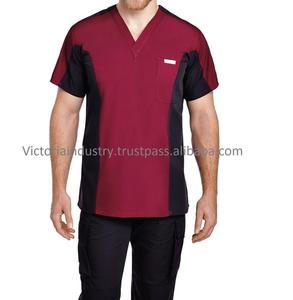 Uniforme Médico de Enfermería, Diseño de Uniformes Médicos, Traje de Enfermera, Chaqueta de Algodón Dobby, Conjuntos de Uniformes Médicos Unisex para Uso Hospitalario - Product Image 3