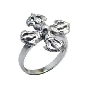 Newest Flower Style 925 Sterling Silver Plain Ring Jewelry Indian Handmade Silver Jewelry Supplier & Exporter