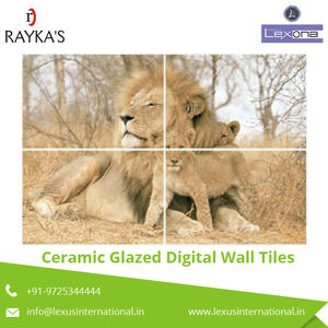 Carreaux muraux numériques émaillés en céramique de 250x375mm au prix de gros Tuiles indiennes - Product Image 5