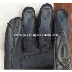 Équipement de moto Matériau cuir Gants de course de moto respirants Noir Imperméable Logo personnalisé Temps extérieur - Product Image 5