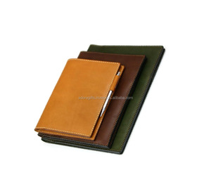 PU <b>Leather</b> <b>Notebook</b> Diary <b>Cover</b> with Convenient Pen Loop - Product Image 1
