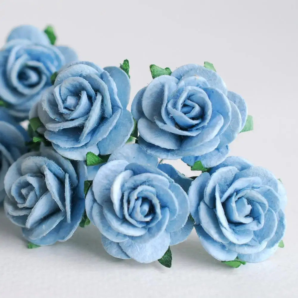 Бумажные цветы ручной работы розы бумага тутового дерева искусственные растения подарки украшение цветок