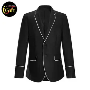 BSCI 2019 New design modern slim fit TR Viscose Easy Care Men's Custom Suits