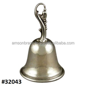 Campana escolar de Metal Verdigris antiguo Campana de cena de latón para exteriores Campanas redondas de latón Metal de la más alta calidad - Product Image 6