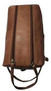 Sacs et étuis à cosmétiques en cuir véritable avec logo personnalisé pour trousse de toilette avec motif géométrique et fermeture à glissière de style tendance - Product Image 4