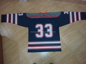 Jersey de Hockey sobre Hielo Bordado y Cosido, Jersey Deportivo Personalizado de Alta Calidad, Unisex, OEM, para Equipos Juveniles, Jersey de Béisbol - Product Image 6