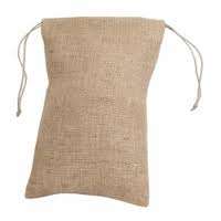 Sac à cordon de jute Pochette en jute Sac de rangement en jute imprimé personnalisé - Product Image 3