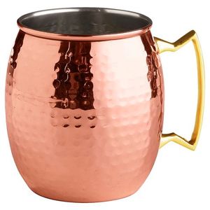 Mule Mugs Copper Mule Mugs Superficie martillada con mango de latón Tazas - Product Image 1