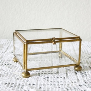 Display Jewelry <b>Box</b> with Elegant <b>Glass</b> Design - Product Image 1