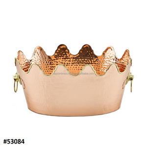 Seau à glace et refroidisseur à vin en métal galvanisé pour bar et fête à domicile Meilleure qualité Fabriqué à la main Style contemporain - Product Image 6