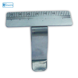 จานผสมแต่งหน้าสแตนเลสพื้นผิวเรียบมือฟรีปรับขนาดพื้นผิวตราตรึงใจ - Product Image 1