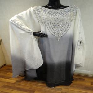 CAFTAN marocain élégante, nouveauté, JALABIYA JILBAB GEORGETTE, mariage, ABAYA - Product Image 2