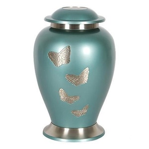 รูปปั้นชาวประมงสีดำที่ระลึกโลหะทองเหลือง/อลูมิเนียมผู้ใหญ่งานศพมนุษย์โกศโกศสไตล์อเมริกัน/ยุโรป - Product Image 5