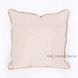 ปลอกหมอนอิงดีไซน์เนอร์ปลอกหมอนตกแต่งบ้านปลอกหมอนอิงทรงสี่เหลี่ยมออกแบบได้เองตกแต่งแบบอินเดีย - Product Image 2