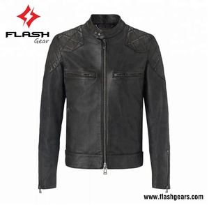Custom Made Men's Slim Fit Blazer Classic Biker Jacket in Faux Leather Windproof Sportswear for Motorcycles Boys' Fashion Design - Product Image 2