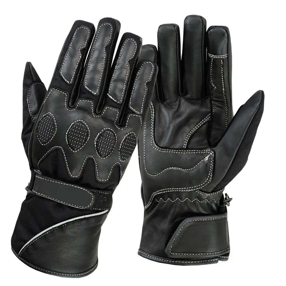 Great USA HIGH QUALITY LEATHER MOTORBIKE GLOVES