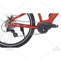 Bicicleta Eléctrica Deportiva y Elegante de Montaña, Motor Central de 350W, Sensor Electrónico, Batería de Litio, Cuadro de Aleación de Aluminio, Autonomía >60km