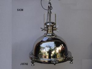 โคมไฟแขวนเงาทำจากทองเหลืองและนิกเกิลสำหรับตกแต่งบ้านโลหะสไตล์ทะเล - Product Image 4