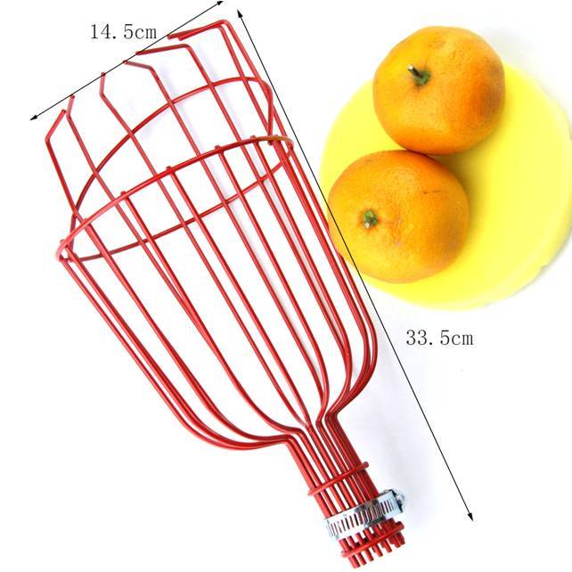 Best Selling 13 Foot Garden Tools Twist on Light Weight Adjustable Telescopic Fruit Picker with Basket
