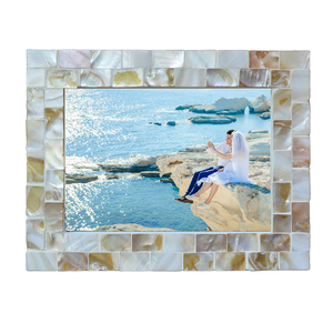 5x7 Mother of Pearl <b>Vintage</b> Photo <b>Frame</b> Tabletop Wall Hanging <b>Picture</b> <b>Frame</b> Decorative Home Decor <b>Frame</b> for Living Room Bedroom - Product Image 1